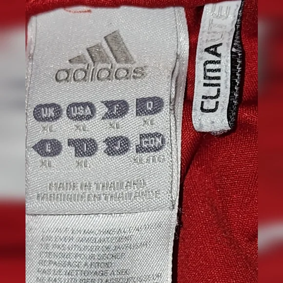 Adidas Red Athletic Shorts Size XL EUC - Picture 2 of 5